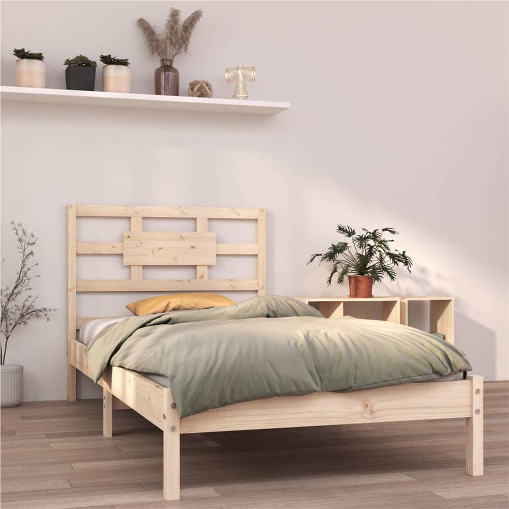 

Bed Frame Solid Wood 90x200 cm