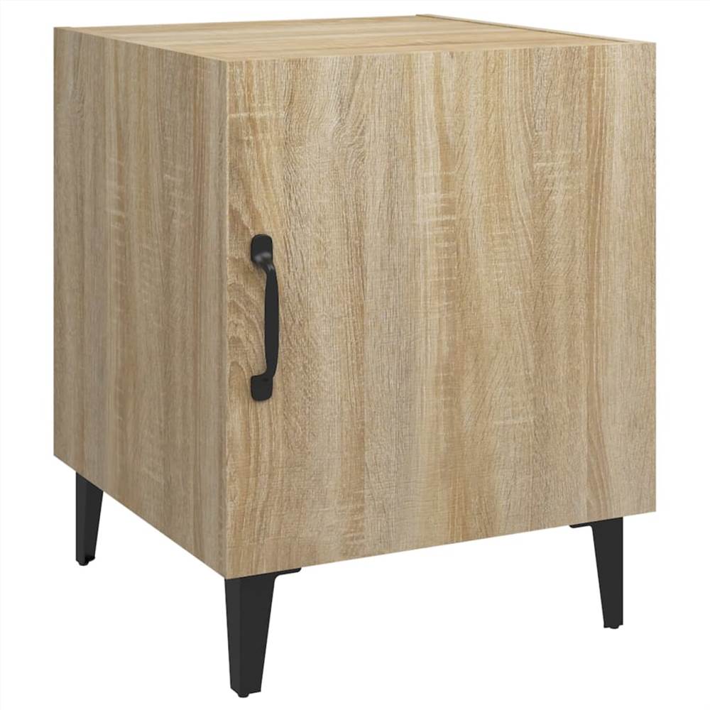 Bedside Cabinets 2 pcs Sonoma Oak Engineered Wood