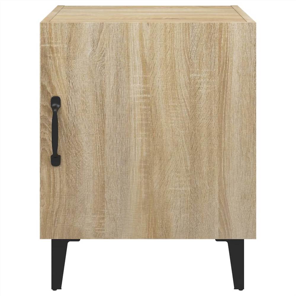 Bedside Cabinets 2 pcs Sonoma Oak Engineered Wood