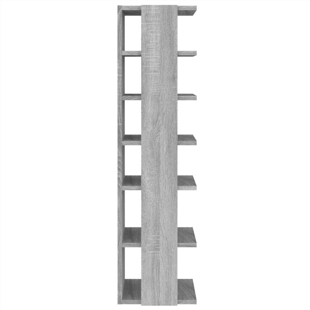 Shoe Rack Grey Sonoma 25x27x102 cm Engineered Wood