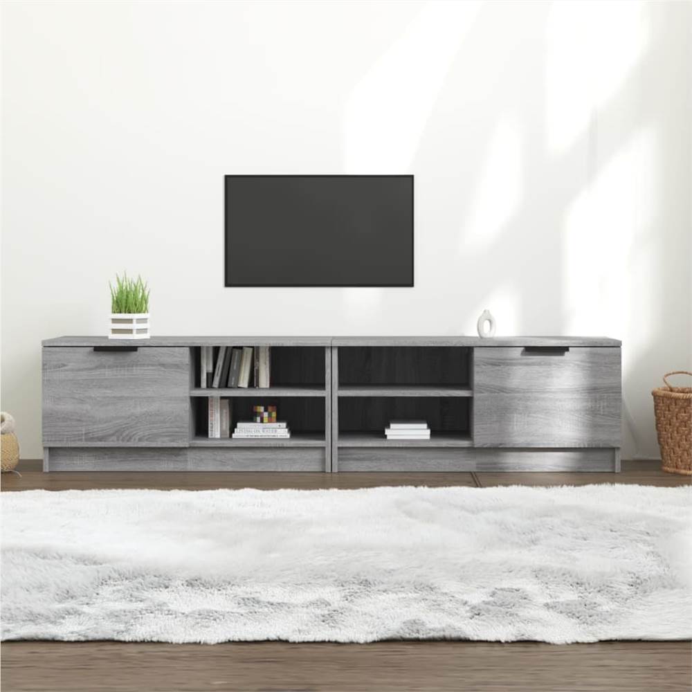 

TV Cabinets 2 pcs Grey Sonoma 80x35x36.5 cm Engineered Wood