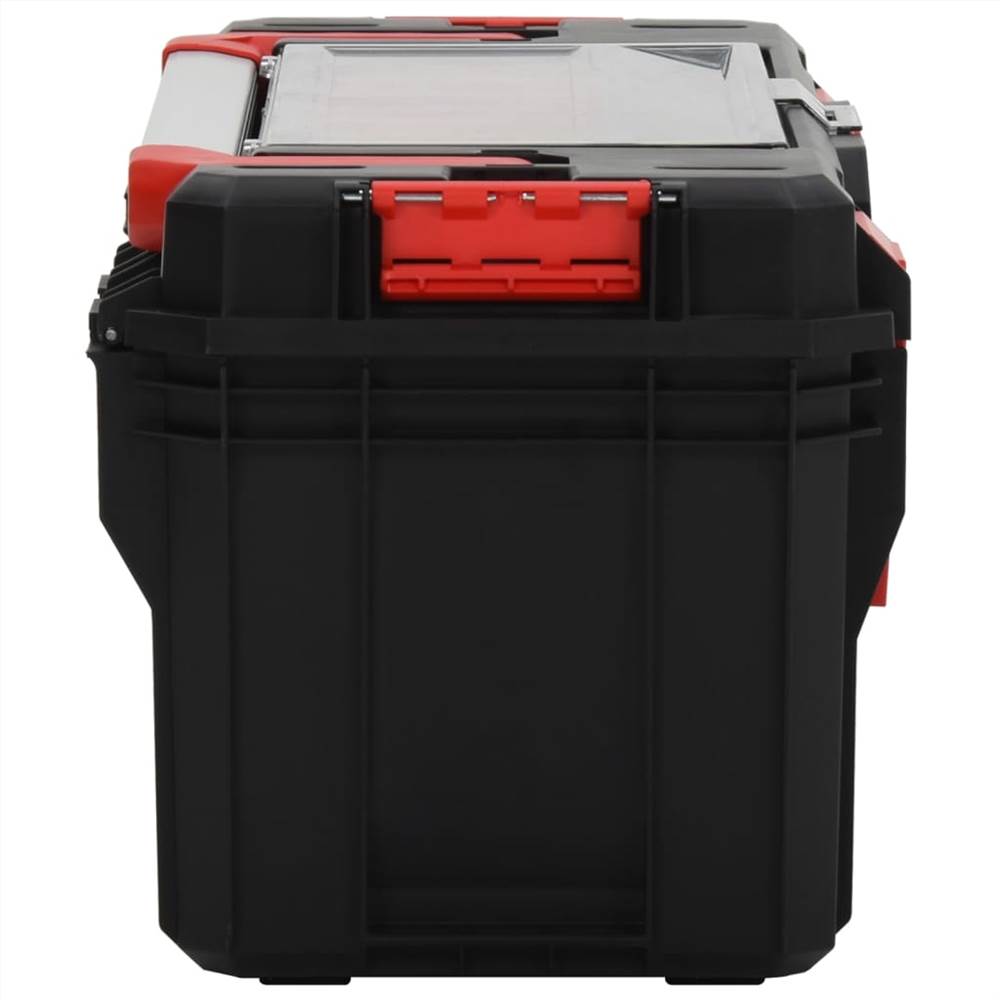 Tool Box Black and Red 65x28x31.5 cm