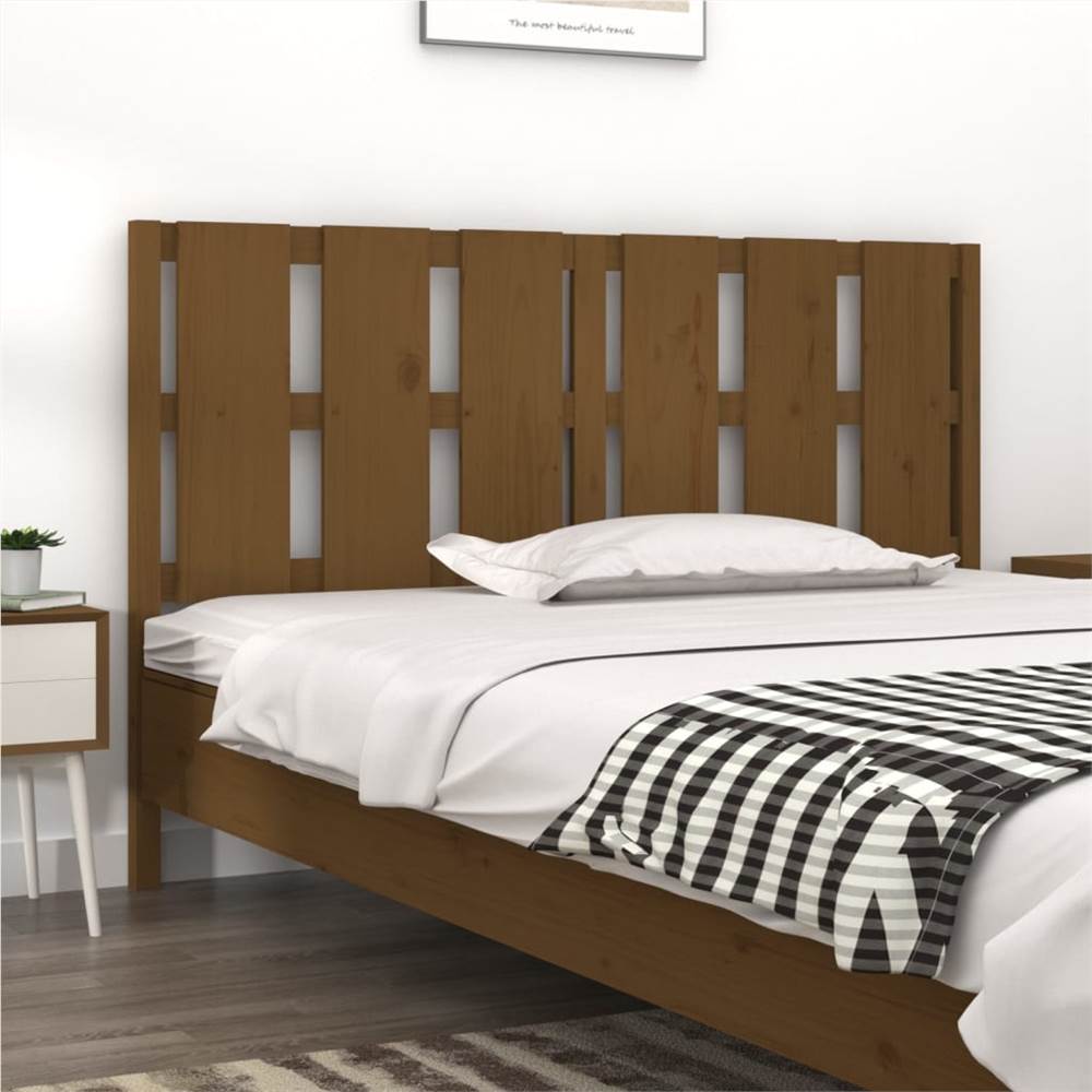 

Bed Headboard Honey Brown 155.5x4x100 cm Solid Wood Pine
