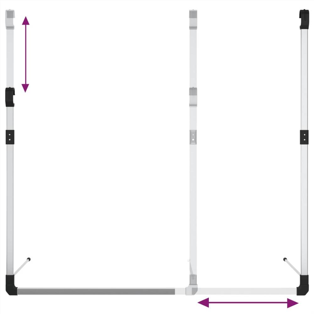 Telescopic Wardrobe Hanging Rail Silver