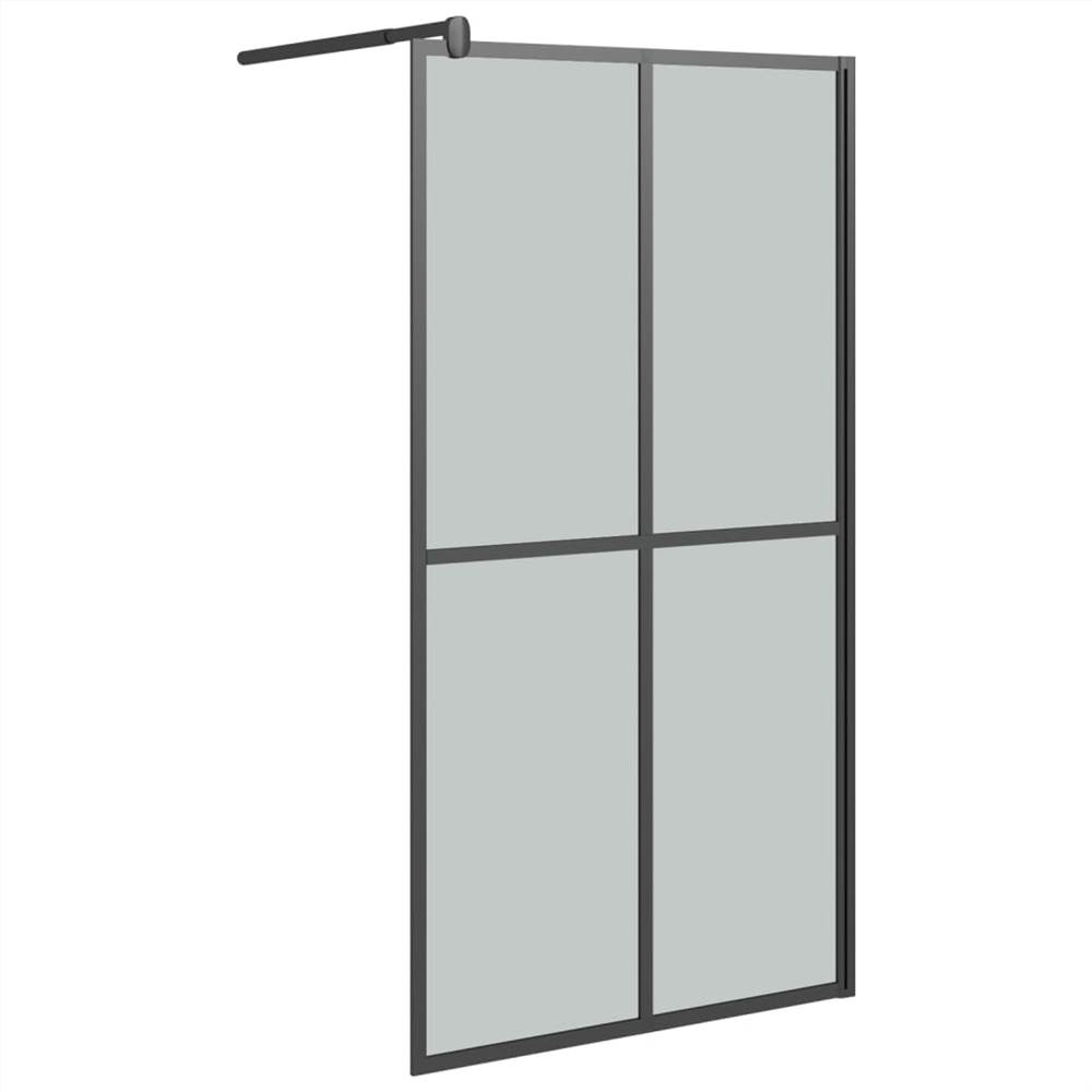 Walk-in Shower Screen 100x195cm Dark Tempered Glass 9 Walk-in Shower Screen 100x195cm Dark Tempered Glass