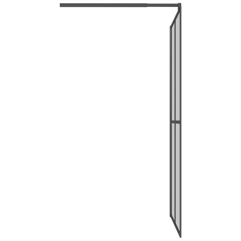 Walkin Shower Screen 100x195cm Dark Tempered Glass