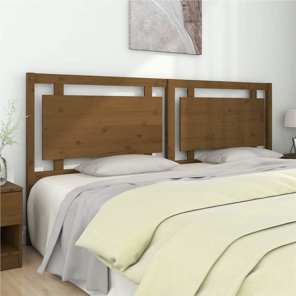 

Bed Headboard Honey Brown 205.5x4x100 cm Solid Pine Wood