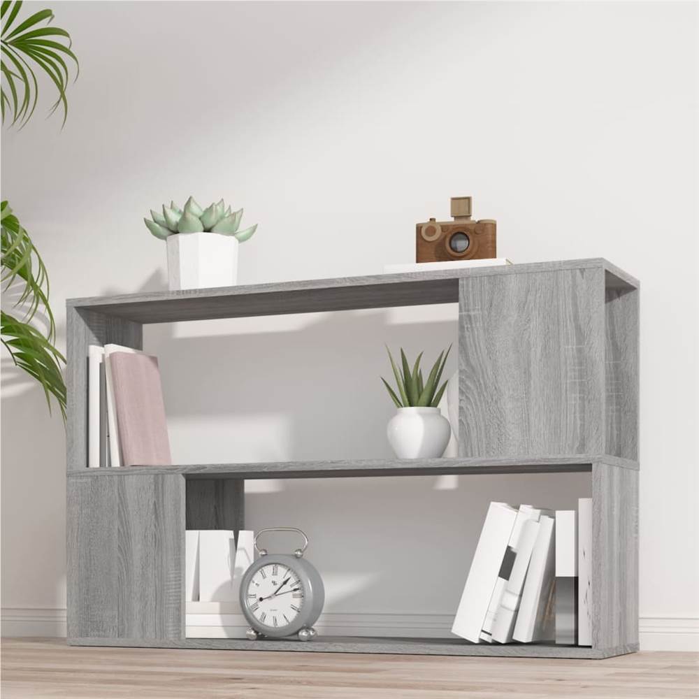 Book Cabinet Grey Sonoma 100x24x63 cm Engineered Wood