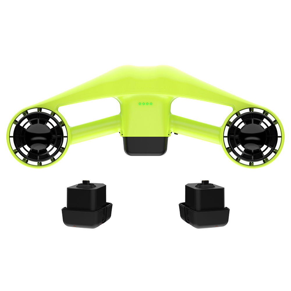 Hypergogo Manta S 2 Batteries Sea Scooter Portable and Lightweight Water Cruiser Sports Enthusiasts Diver Propulsion - Green