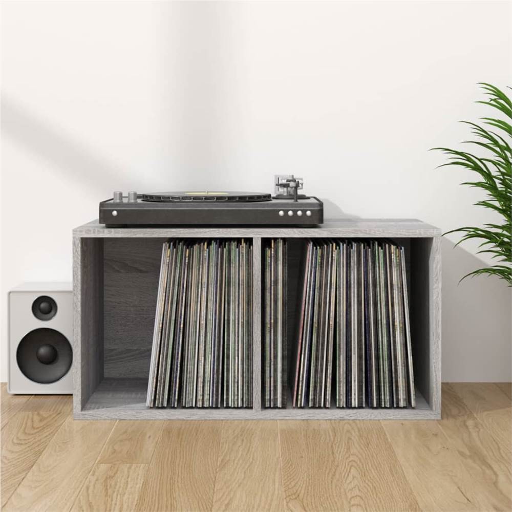 

Vinyl Storage Box Grey Sonoma 71x34x36 cm Engineered Wood