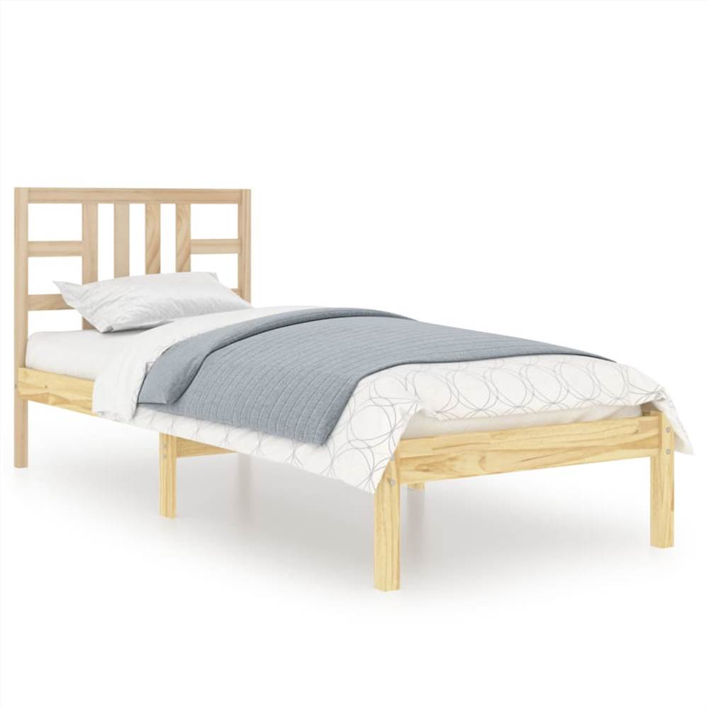 Bed Frame Solid Wood 100x200 cm