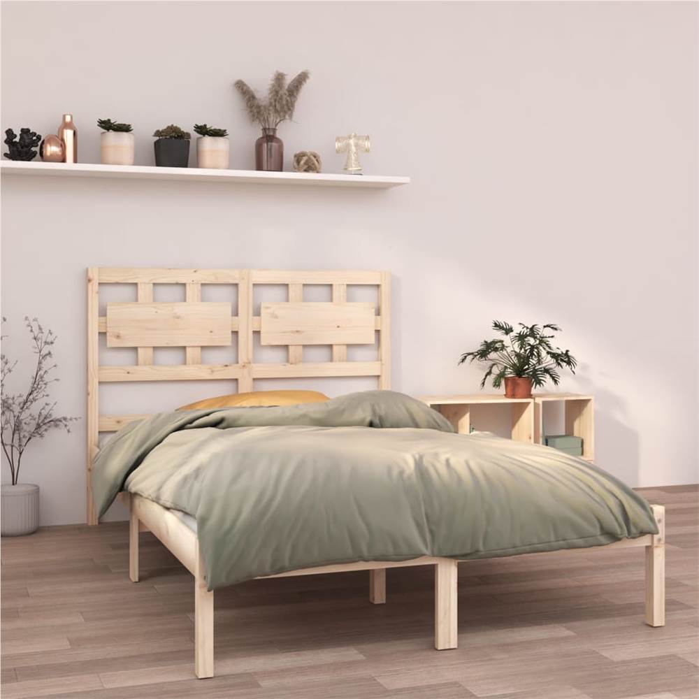 

Bed Frame Solid Wood 150x200 cm 5FT King Size