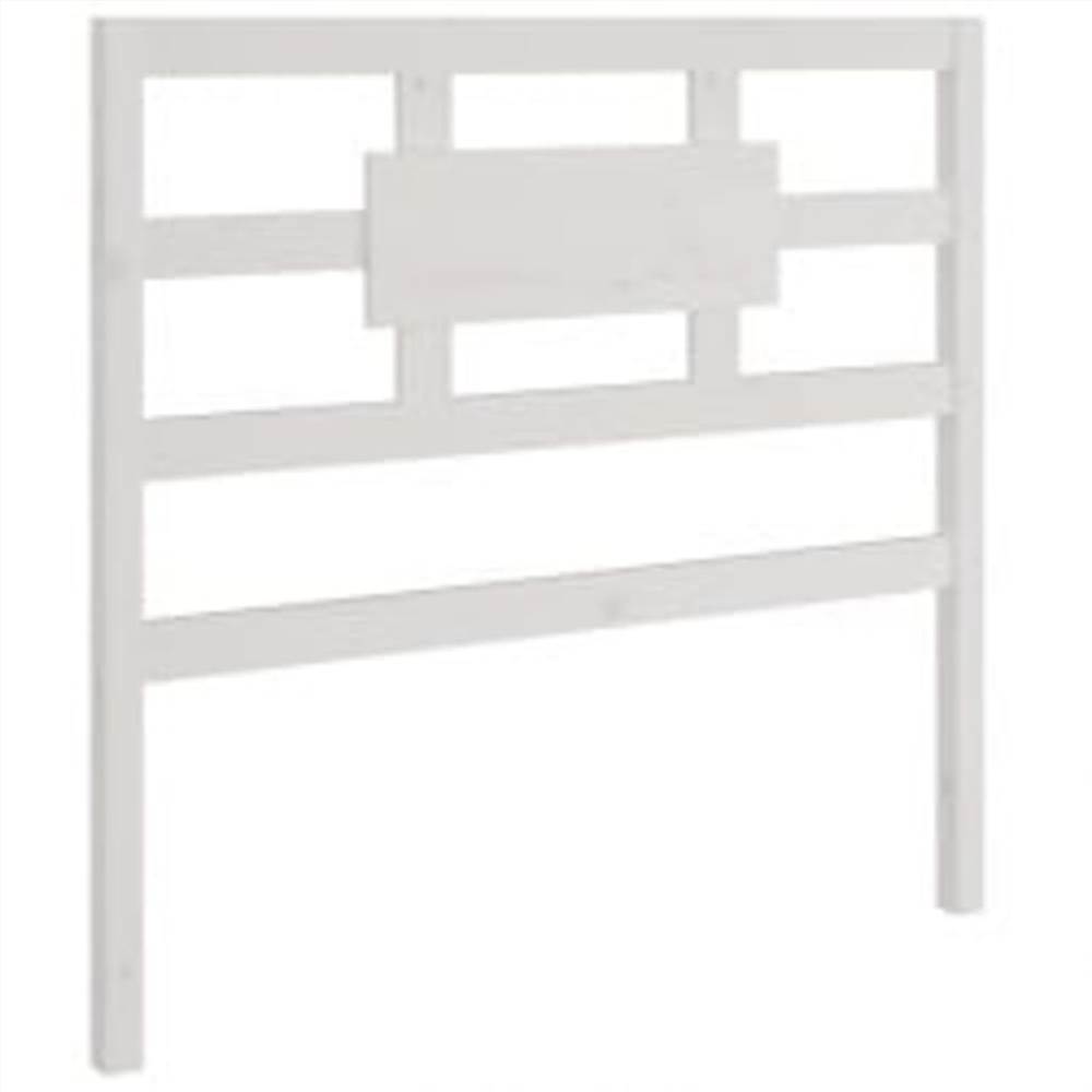 Bed Frame White Solid Wood 90x200 cm