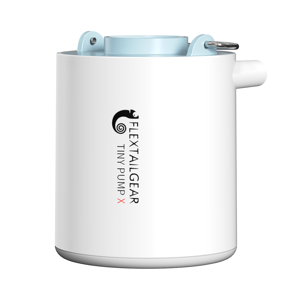 FLEXTAILGEAR Tiny Pump X 3 in 1 Air Pump ، ضاغط هواء مع ضوء LED محمول - أزرق