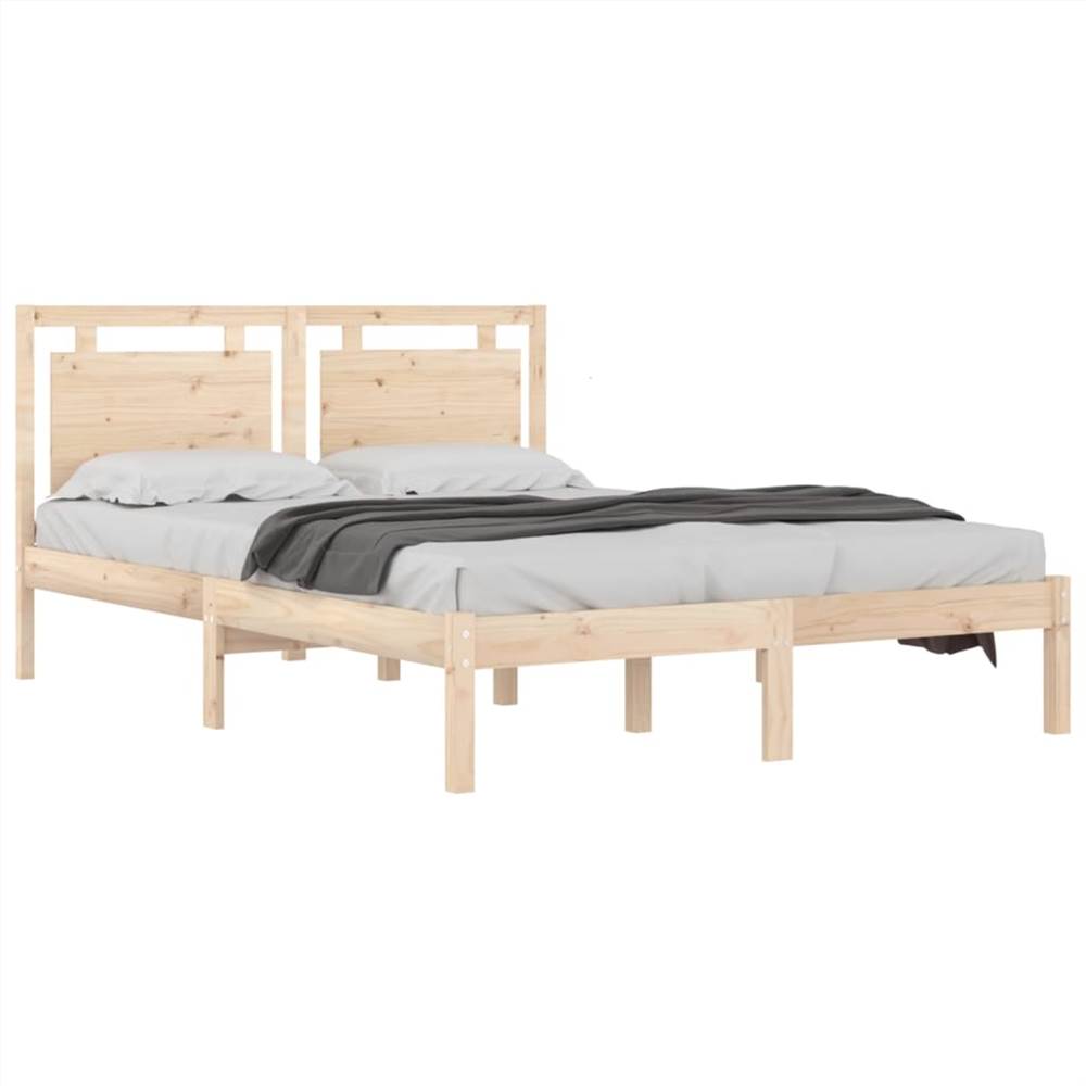Bed Frame Solid Wood 160x200 cm
