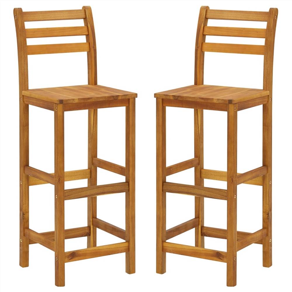 3 Piece Garden Bar Set Solid Wood Acacia