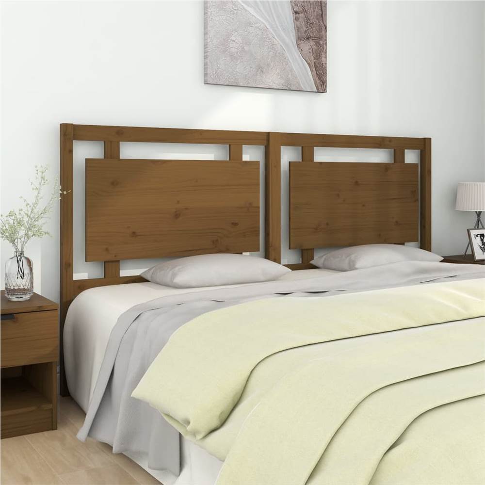 

Bed Headboard Honey Brown 185.5x4x100 cm Solid Pine Wood