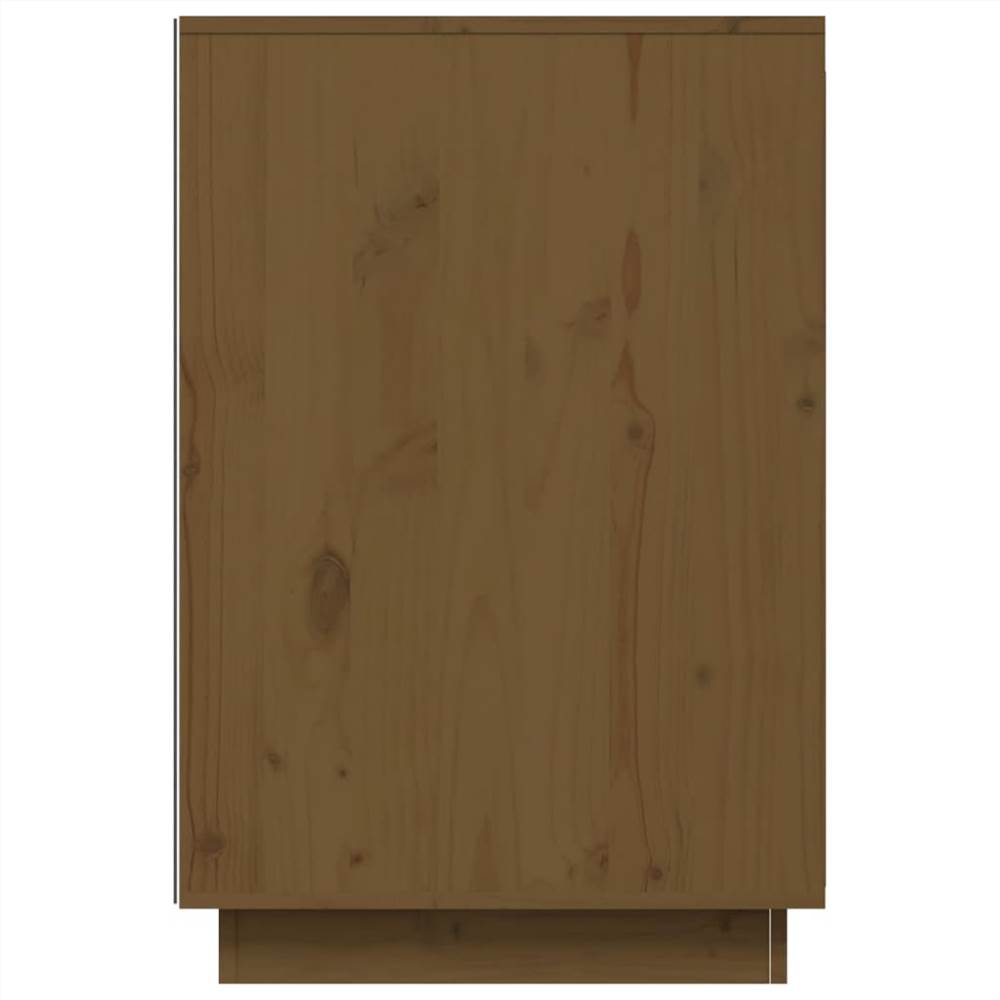 Desk Honey Brown 140x50x75 cm Solid Wood Pine
