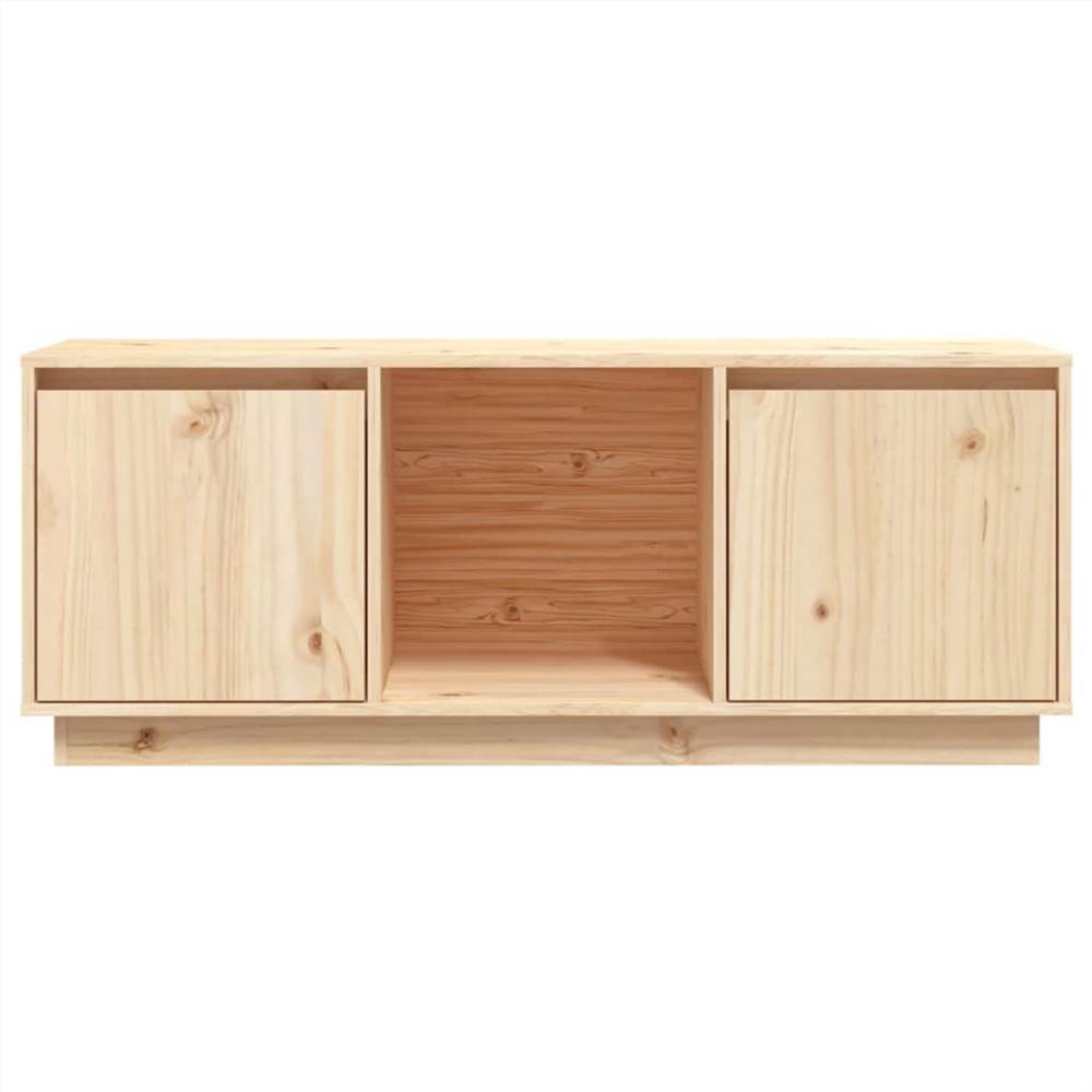 TV Cabinet 110.5x35x44 Cm Solid Wood Pine 17 TV Cabinet 110.5x35x44 cm Solid Wood Pine