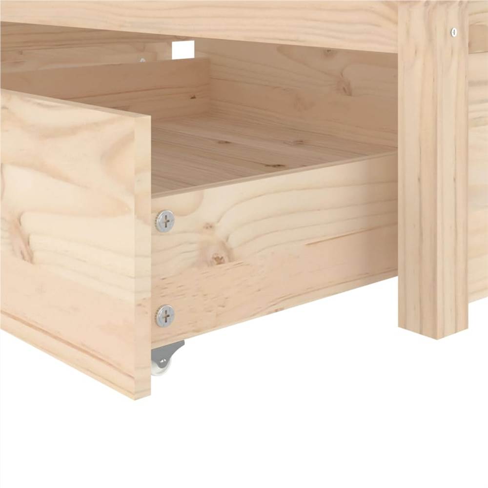 Bed Frame with Drawers 100x200 cm