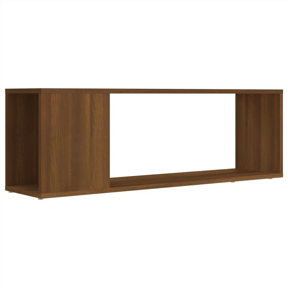TV Cabinet Brown Oak 100x24x32 Cm Engineered Wood 13 TV Cabinet Brown Oak 100x24x32 cm Engineered Wood