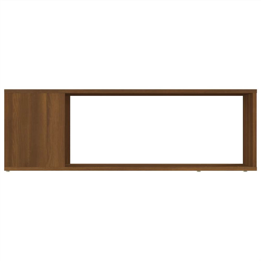TV Cabinet Brown Oak 100x24x32 Cm Engineered Wood 16 TV Cabinet Brown Oak 100x24x32 cm Engineered Wood