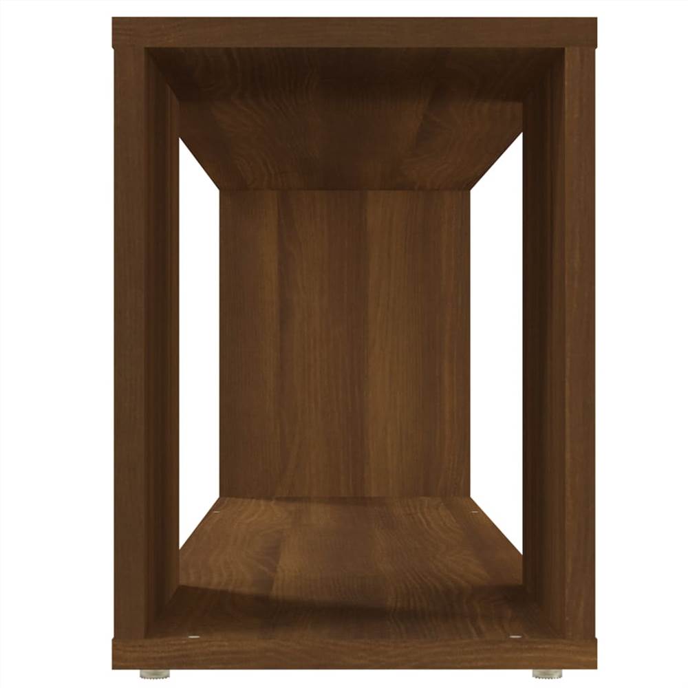 TV Cabinet Brown Oak 100x24x32 Cm Engineered Wood 17 TV Cabinet Brown Oak 100x24x32 cm Engineered Wood