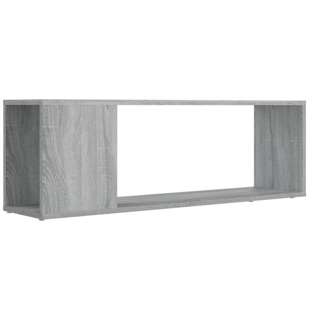 TV Cabinet Grey Sonoma 100x24x32 cm Engineered Wood