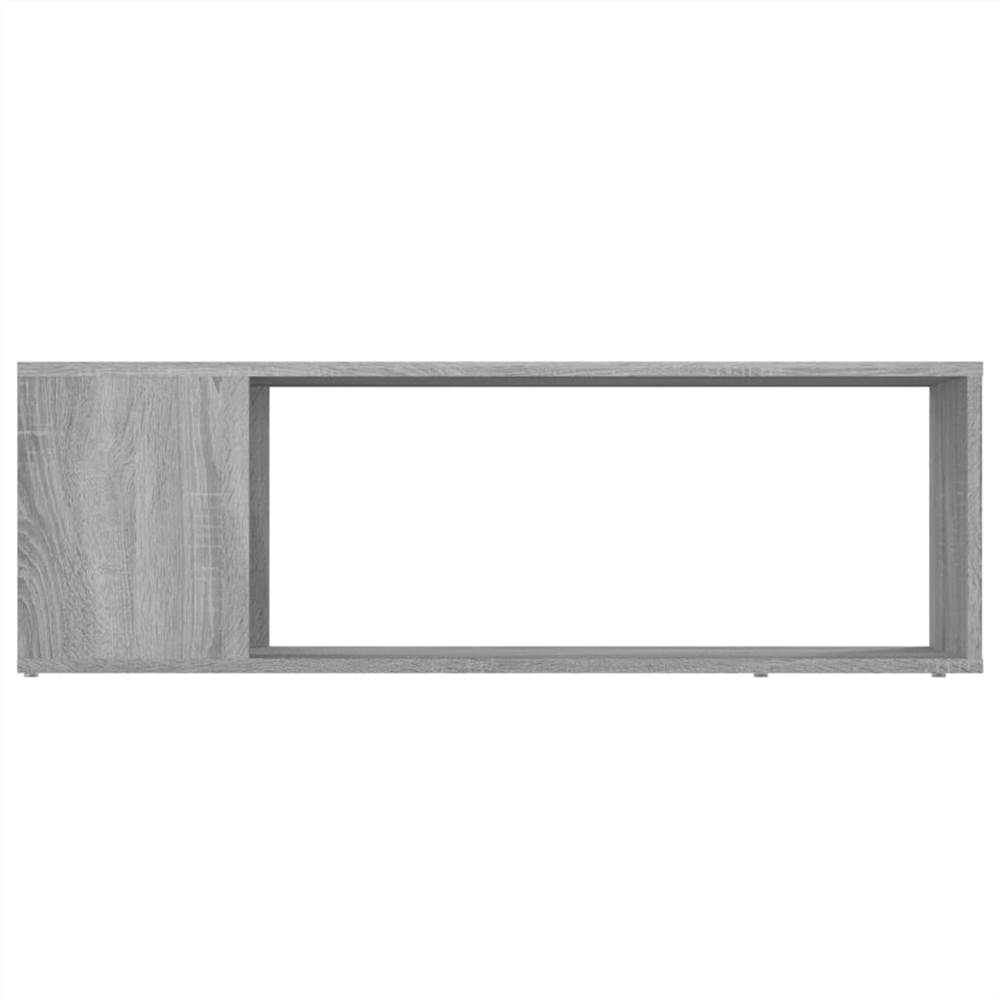 TV Cabinet Grey Sonoma 100x24x32 cm Engineered Wood
