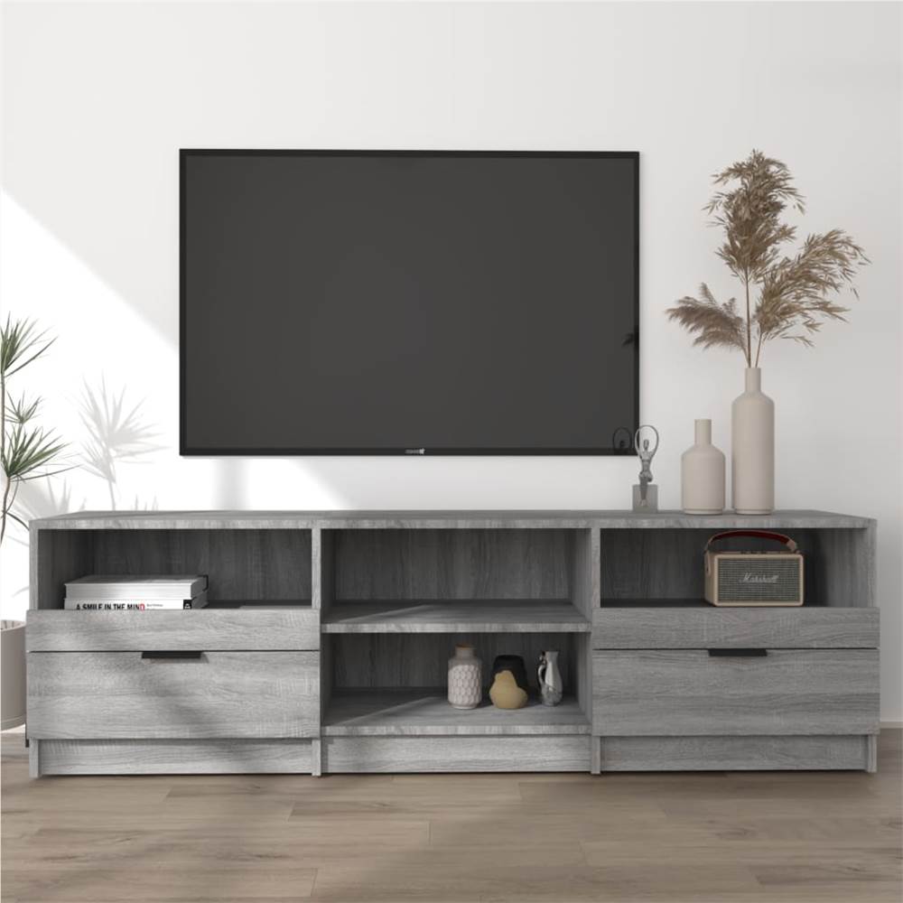 

TV Cabinet Grey Sonoma 150x33.5x45 cm Engineered Wood
