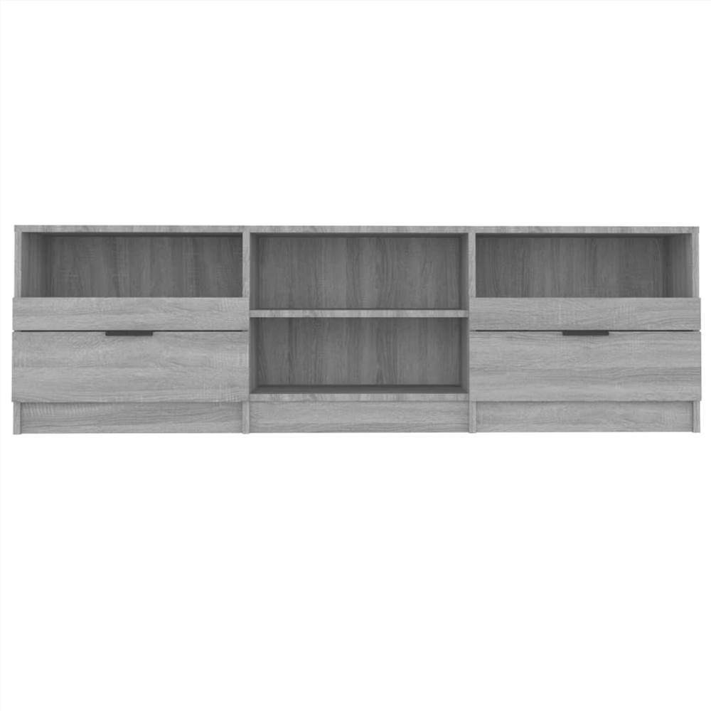TV Cabinet Grey Sonoma 150x33.5x45 Cm Engineered Wood 9 TV Cabinet Grey Sonoma 150x33.5x45 cm Engineered Wood