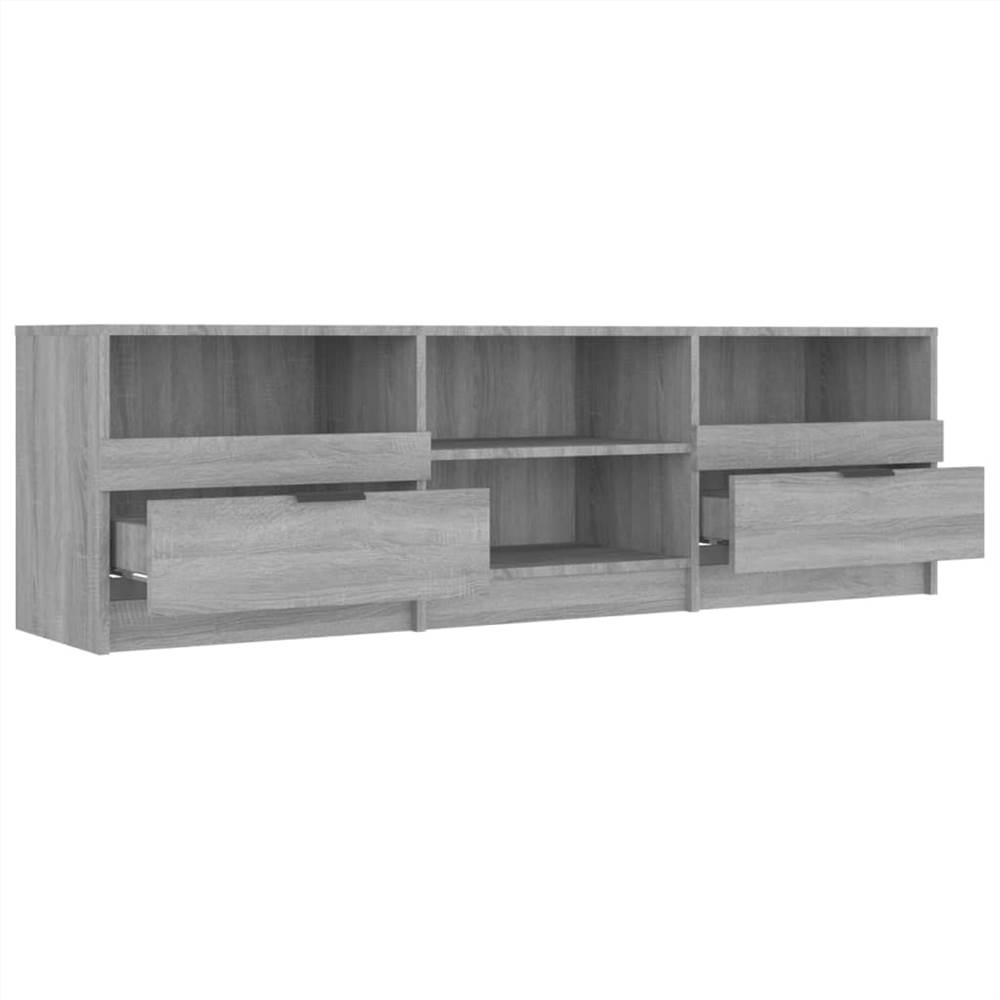TV Cabinet Grey Sonoma 150x33.5x45 Cm Engineered Wood 10 TV Cabinet Grey Sonoma 150x33.5x45 cm Engineered Wood