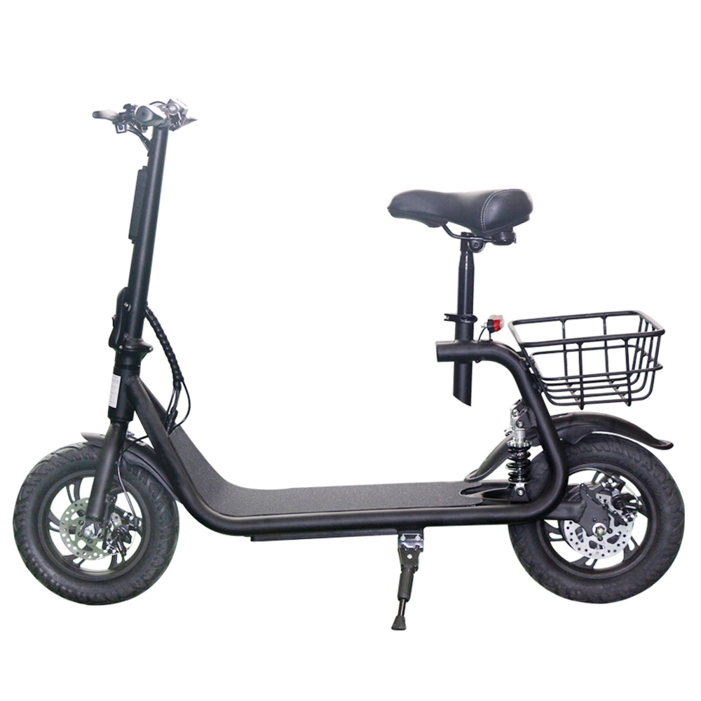 

Eswing M11+ Folding Electric Scooter 12 Inch Tire 350W Motor 25Km/h 36V 10Ah Battery Double Disc Brake System - Black