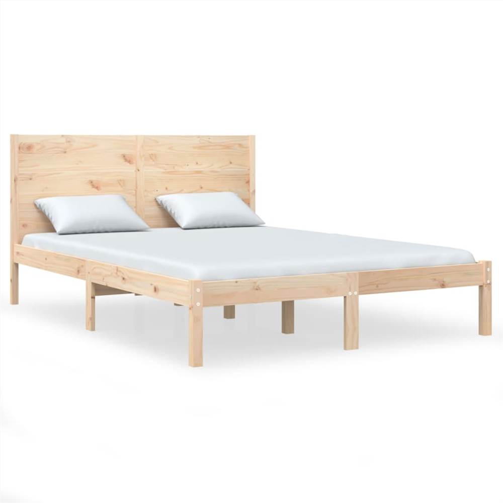 Bed Frame Solid Wood 120x190 cm 4FT Small Double