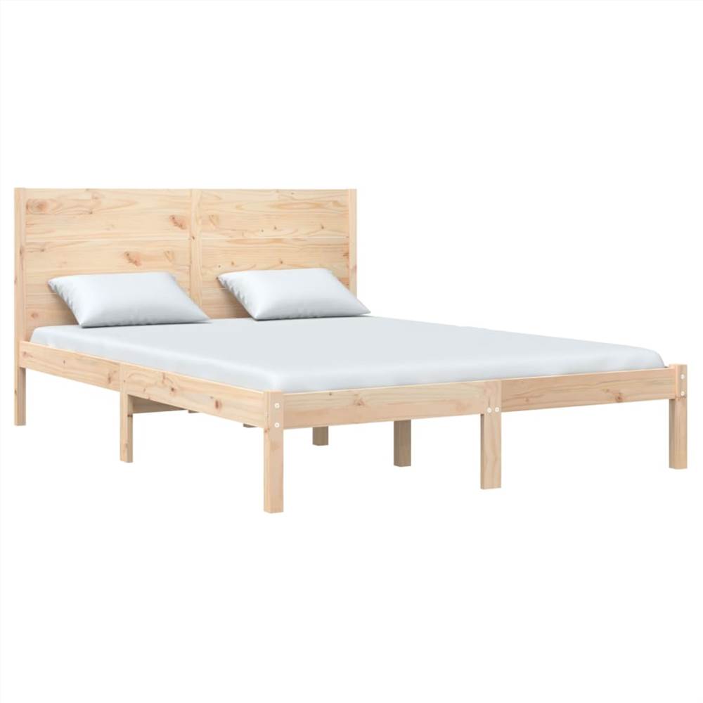 Bed Frame Solid Wood 120x190 cm 4FT Small Double