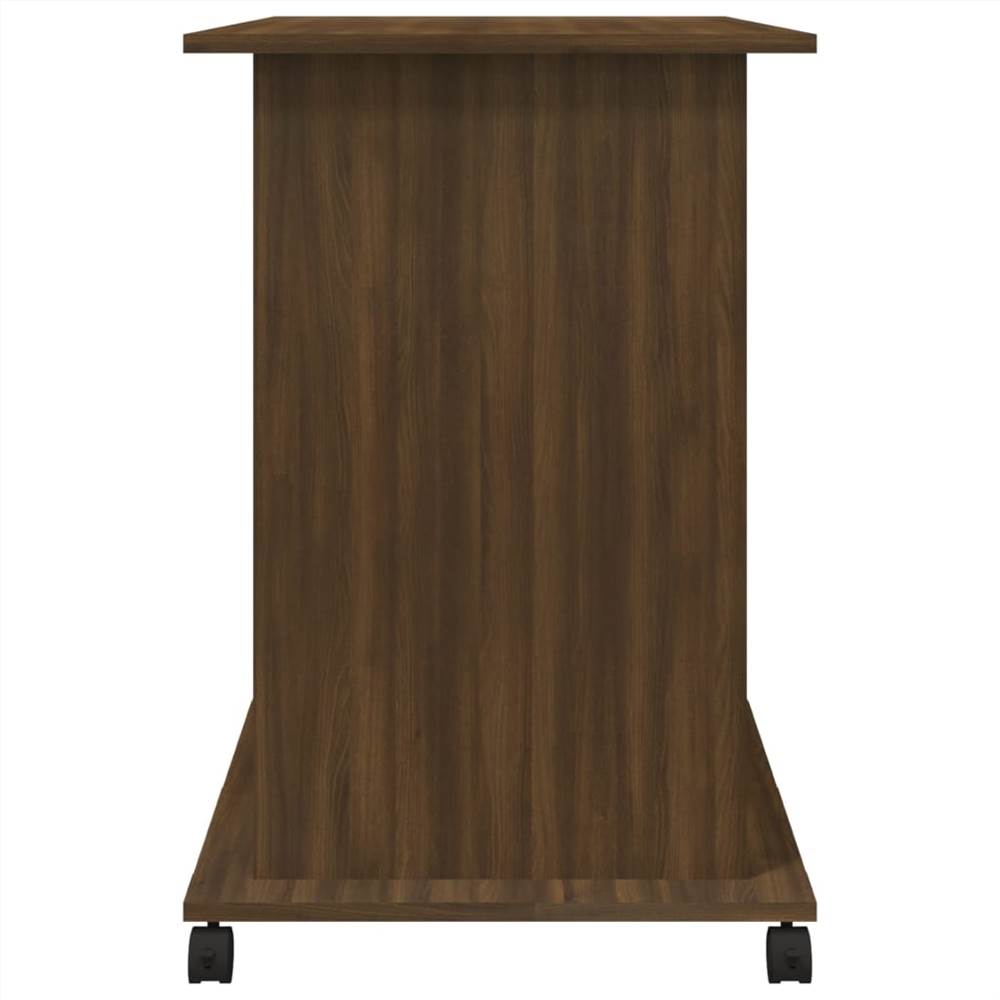 Computer Desk Brown Oak 80x50x75 cm Engineered Wood