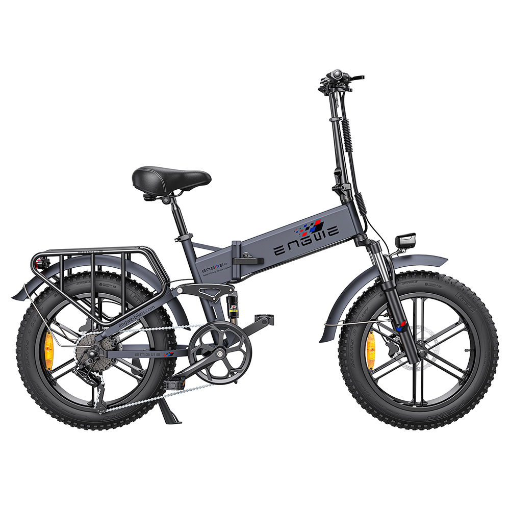 ENGWE ENGINE Pro Folding Electric Bicycle 20*4'' Fat Tire 750W Brushless Motor 48V 16Ah Battery 45km/h Max Speed - Grey