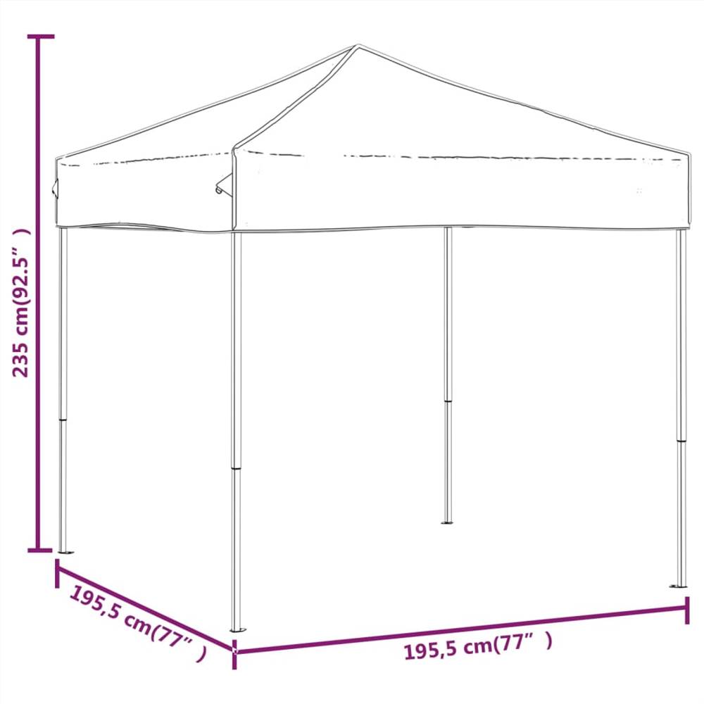 Folding Party Tent Anthracite 2x2 m