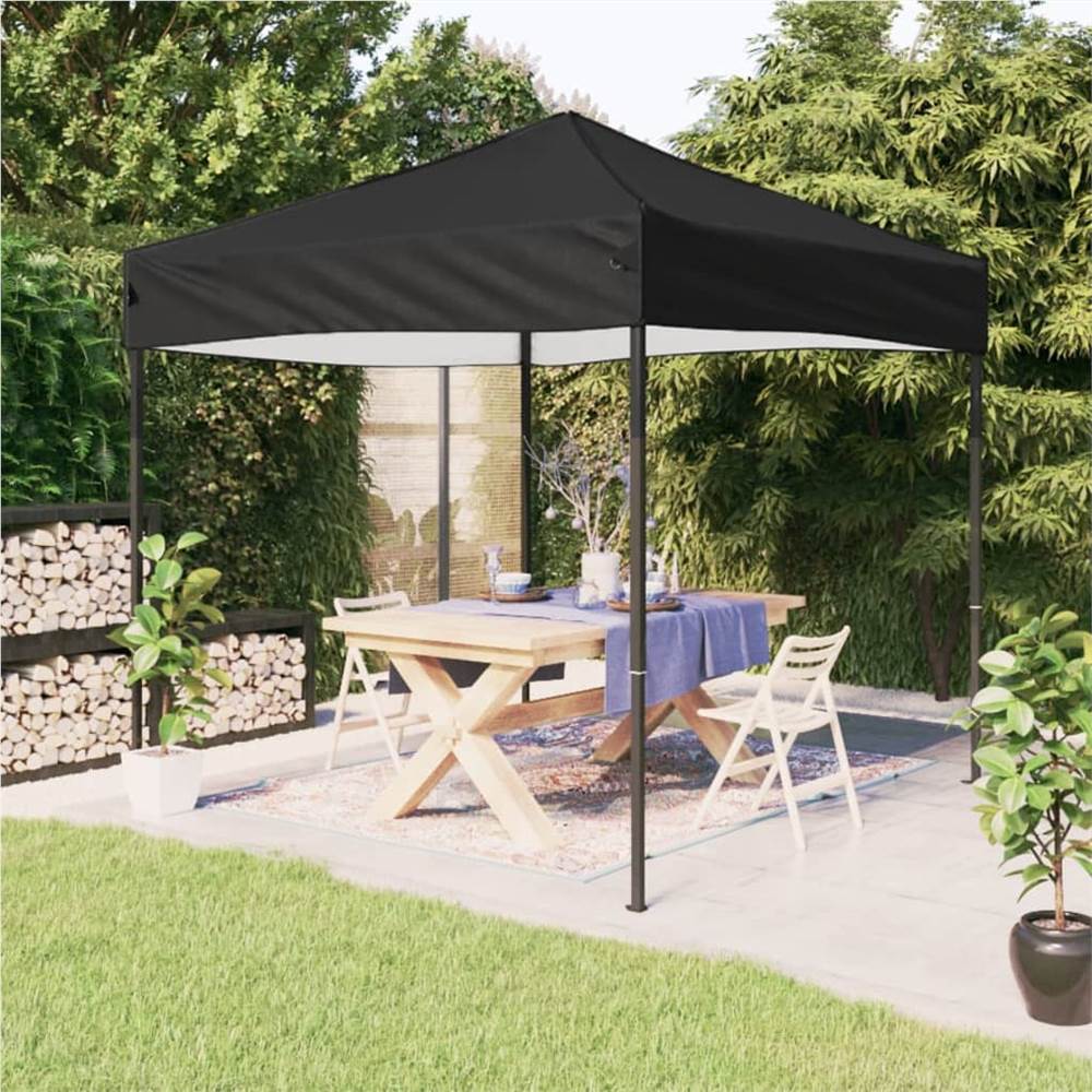 

Folding Party Tent Black 3x3 m