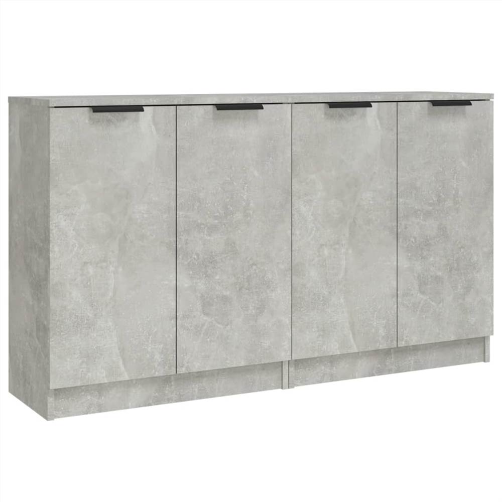 Sideboards 2 Pcs Concrete Grey 60x30x70 Cm Engineered Wood 7 Sideboards 2 pcs Concrete Grey 60x30x70 cm Engineered Wood