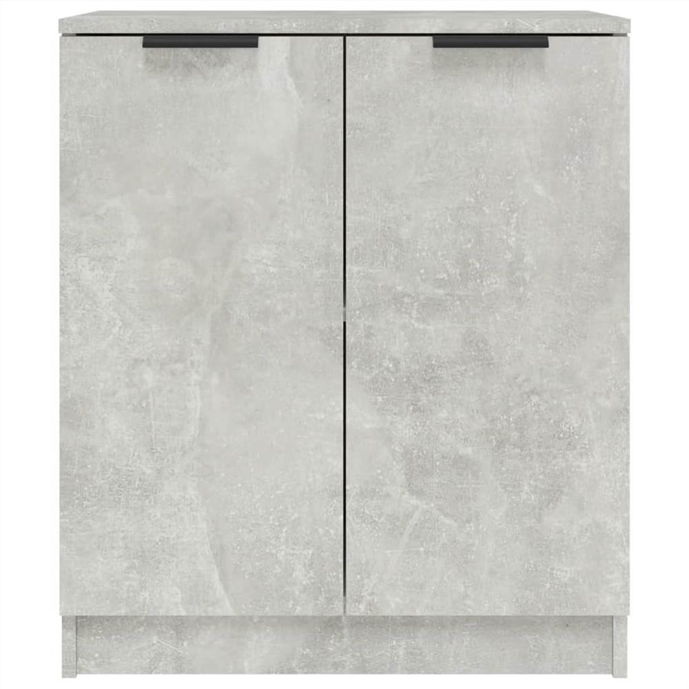 Sideboards 2 Pcs Concrete Grey 60x30x70 Cm Engineered Wood 9 Sideboards 2 pcs Concrete Grey 60x30x70 cm Engineered Wood