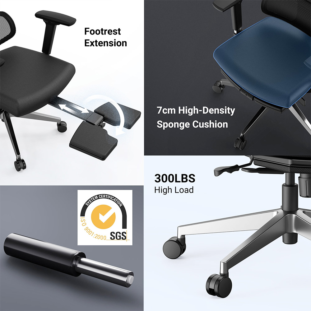 30 EUR OFF for NEWTRAL MagicH-BP Ergonomic Chair With Footrest, Auto-Following Backrest