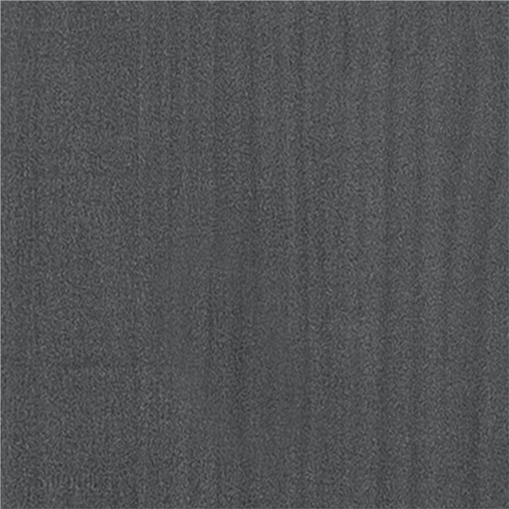 Bed Frame Grey Solid Wood 90x190 Cm 3FT Single 10 Bed Frame Grey Solid Wood 90x190 cm 3FT Single