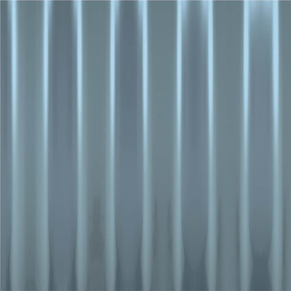 Roof Panels 12 Pcs Powder-coated Steel Grey 80x36 Cm 13 Roof Panels 12 pcs Powder-coated Steel Grey 80x36 cm