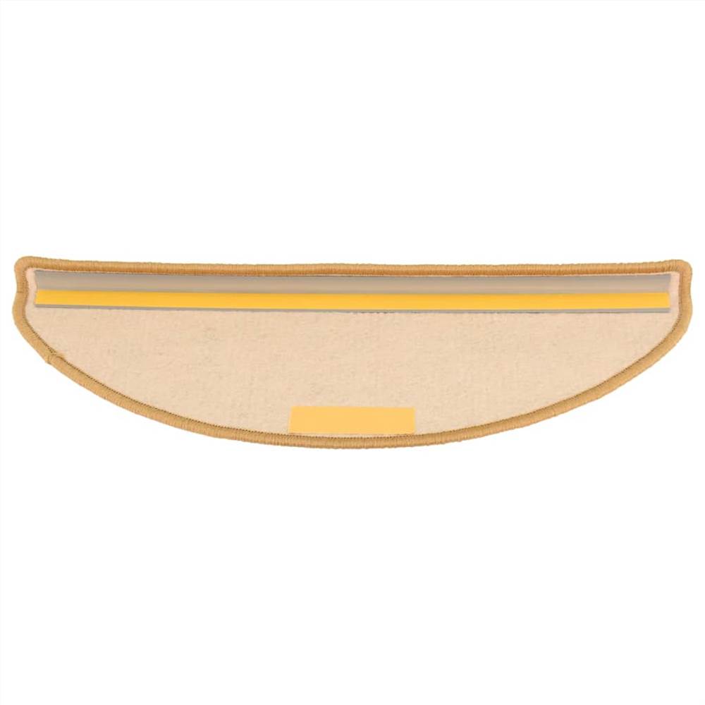 Self-adhesive Stair Mats 15 pcs Orange 65x25 cm