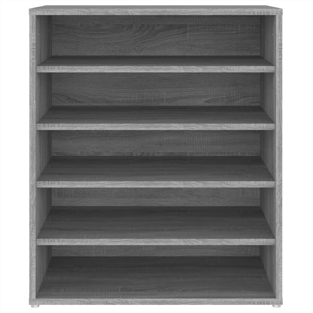 Shoe Cabinet Grey Sonoma 60x35x70 cm Engineered Wood