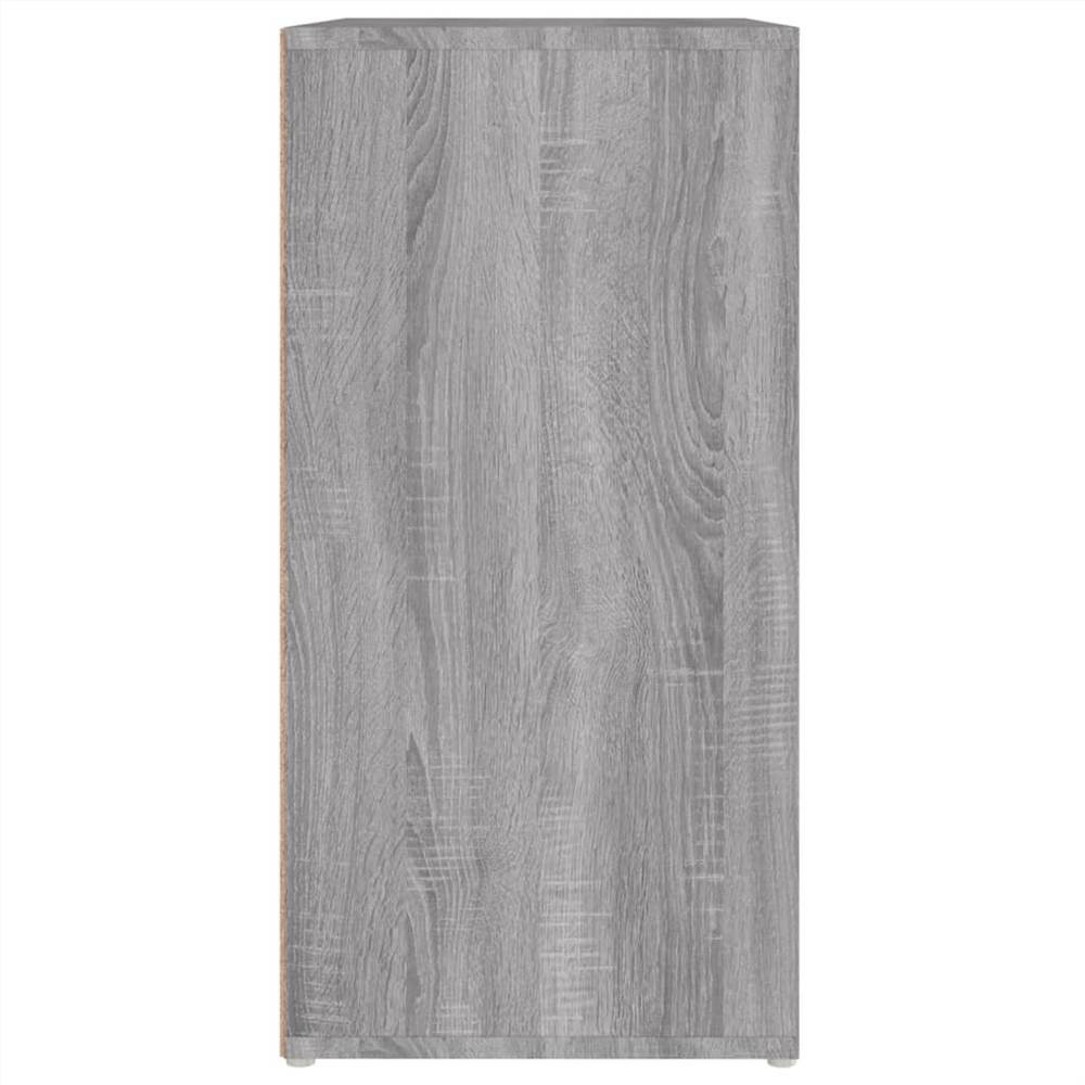 Shoe Cabinet Grey Sonoma 60x35x70 cm Engineered Wood