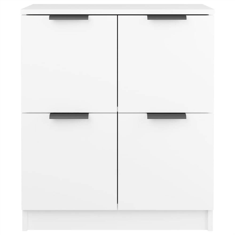 Sideboards 2 Pcs White 60x30x70 Cm Engineered Wood 9 Sideboards 2 pcs White 60x30x70 cm Engineered Wood