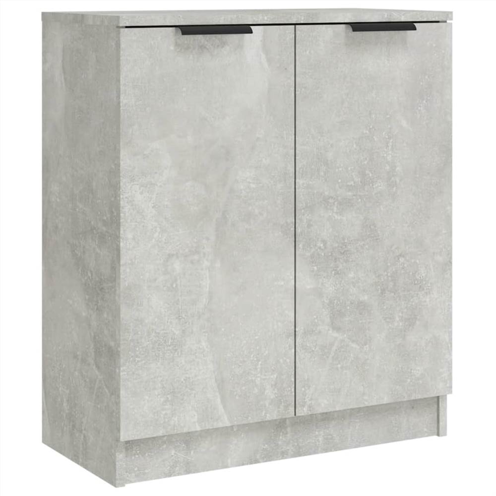 3 Piece Sideboards Concrete Grey Engineered Wood