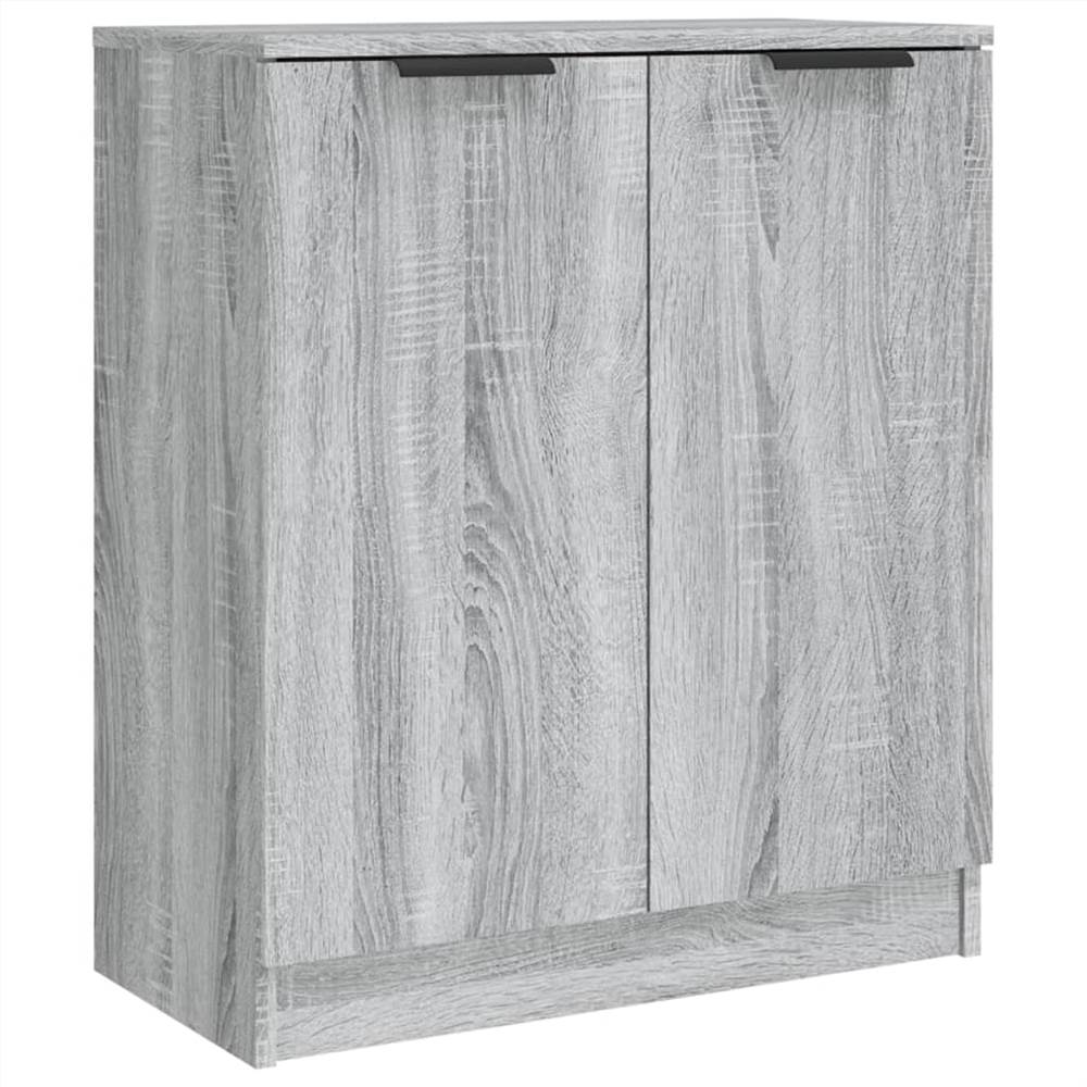 3 Piece Sideboards Grey Sonama Engineered Wood